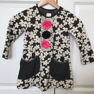 Z•A•Z•A couture Size 6 tunic and pant set